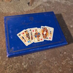 Discovery Toys Royal Gothic Historical Playing Cards West Germany 2 Decks Boxed